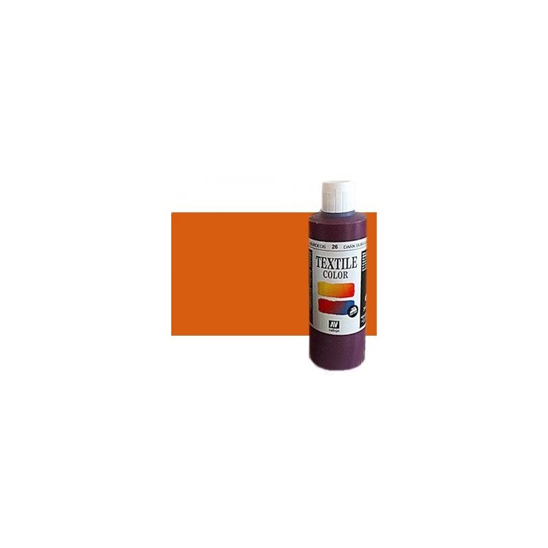 Fine art shop - Textile Vallejo Vivid Orange, 200 ml. | totenart.com