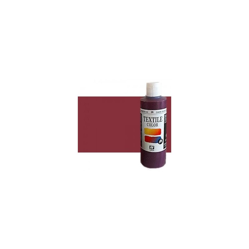Fine art shop - Textile Vallejo Dark Burgundy, 200 ml. | totenart.com