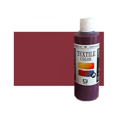 Fine art shop - Textile Vallejo Dark Burgundy, 200 ml. | totenart.com