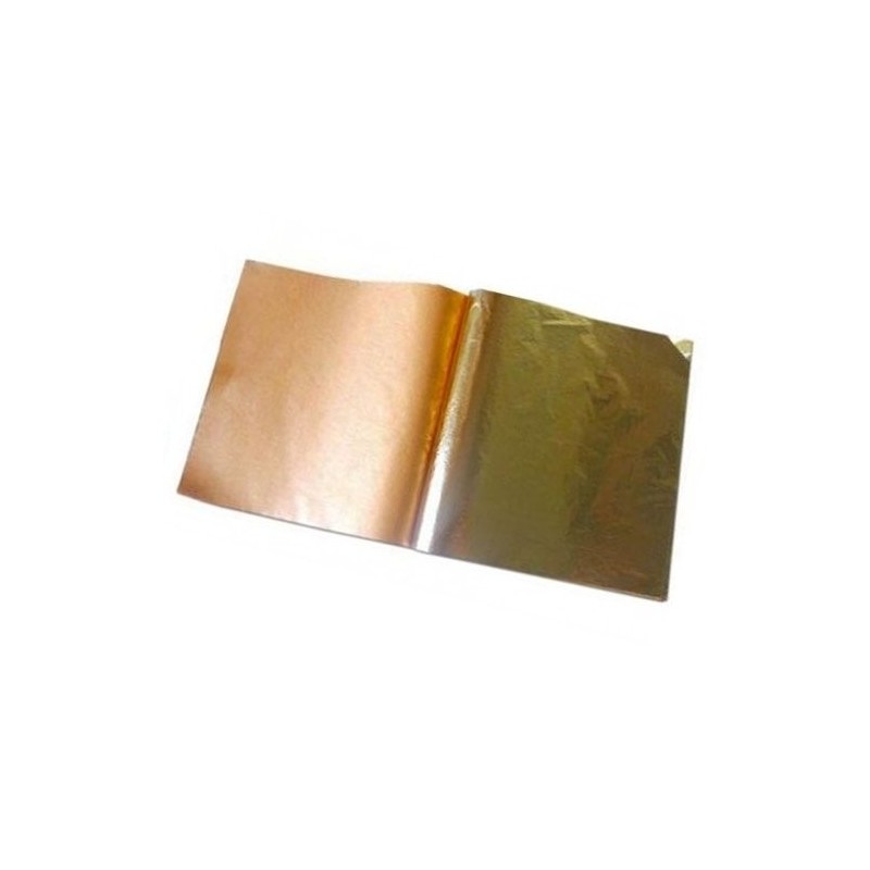 Fine art shop - Gold Fine Leaf 22 K , book 25 s. 8x8 cm | totenart.com