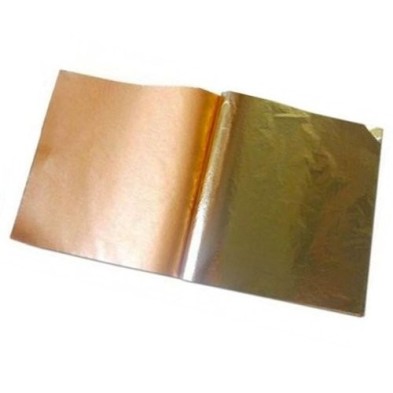 Fine art shop - Gold Fine Leaf 22 K , book 25 s. 8x8 cm | totenart.com