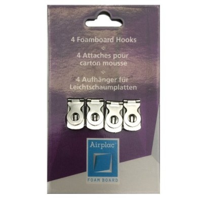 Foam Board hangers, blister 5 units.