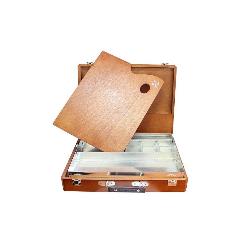 Empty Beech Mole box, measures 31x39x7.5