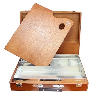 Empty Beech Mole box, measures 31x39x7.5