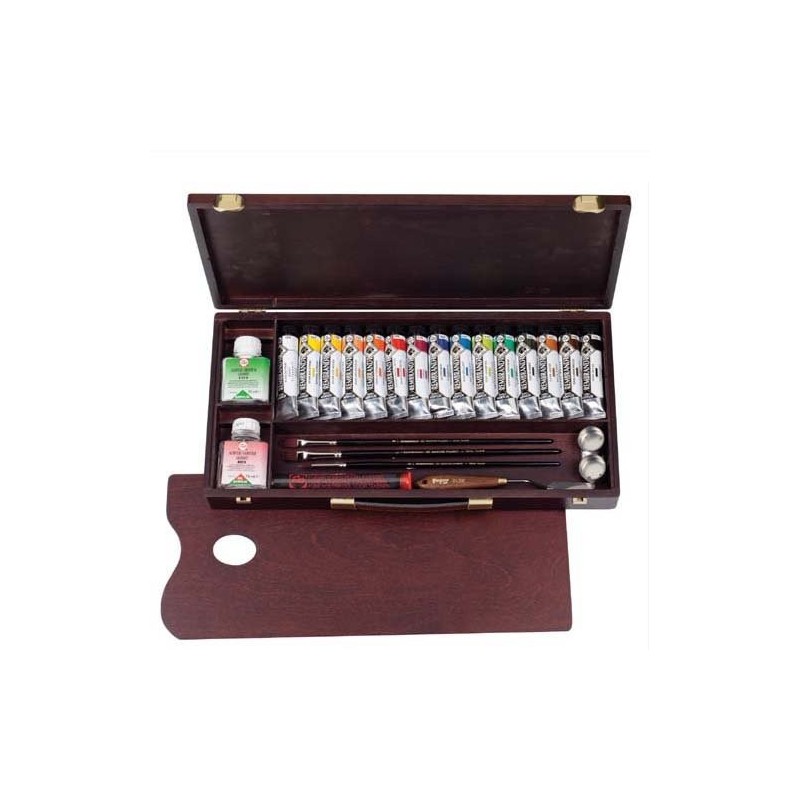 Fine art shop - Professional wooden box acrylic Rembrandt | totenart.com