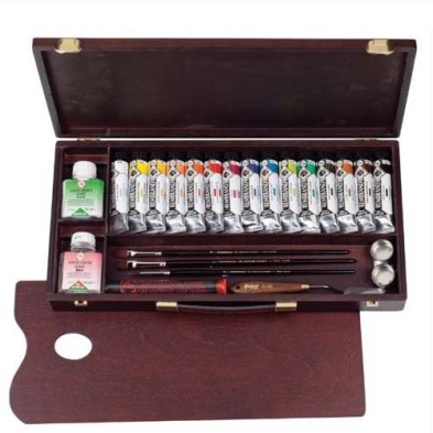 Fine art shop - Professional wooden box acrylic Rembrandt | totenart.com