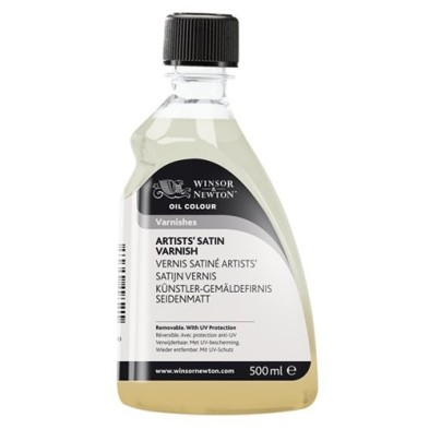 Fine art shop - \nSatin varnish Winsor & Newton (500ml.) | totenart.com