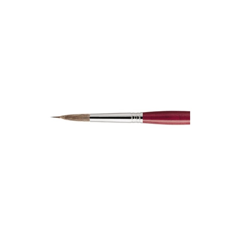  Fine art shop - Brush Bravo Round Filet, Ear Clear Ox, Escoda (n 10) Short Handle | totenart.com