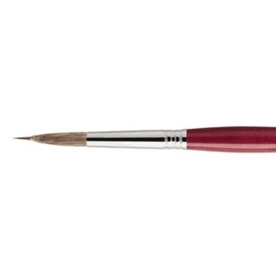  Fine art shop - Brush Bravo Round Filet, Ear Clear Ox, Escoda (n2) Short Handle | totenart.com