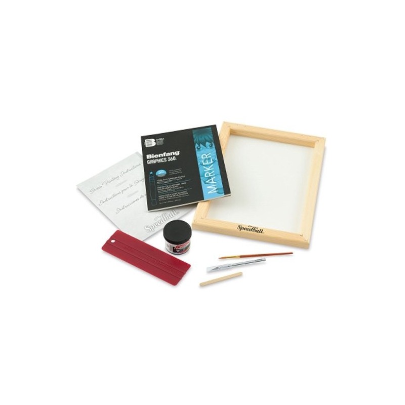 Fine art shop - Beginner Paper Silk Screen Kit Speedball  | totenart.com