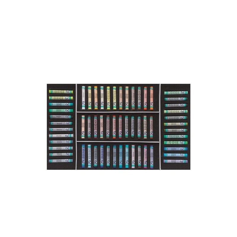 Fine art shop - Set Van Gogh 60 Bars Soft Pastel Urban Landscape | totenart.com