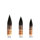 Fine art shop - \nVan Gogh round brush short handle goat hair, n. 6 | totenart.com