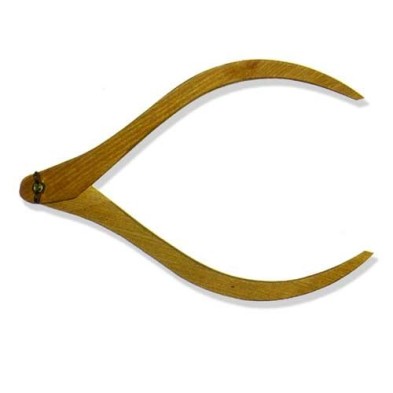 Fine art shop - Compas de madera de escultura, 25 cm. | totenart.com