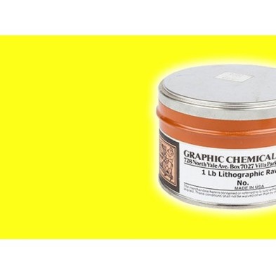 Litho Ink Graphic Chemical, Lemon Yellow, lata 450 ml.