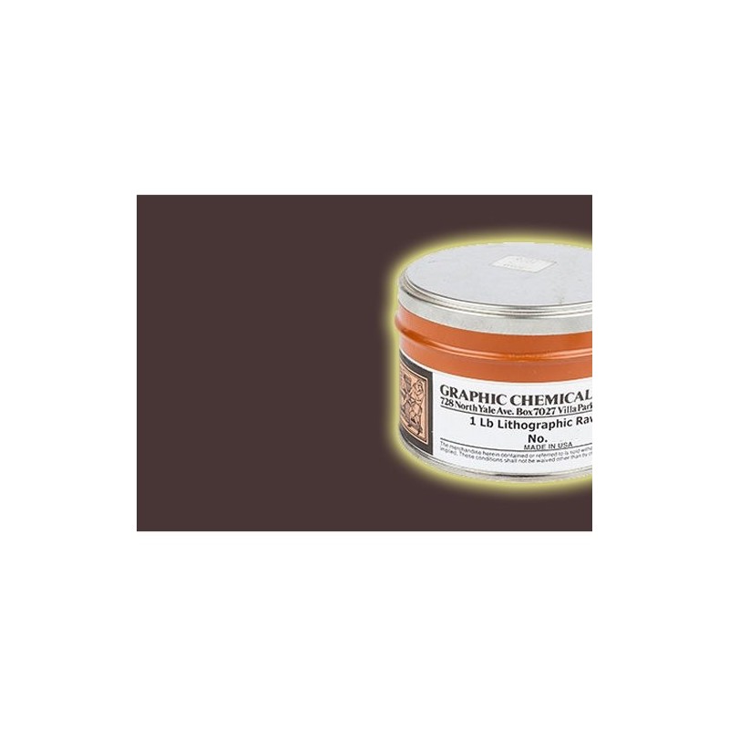 Litho Ink Graphic Chemical, Burnt Umber, lata 450 ml.