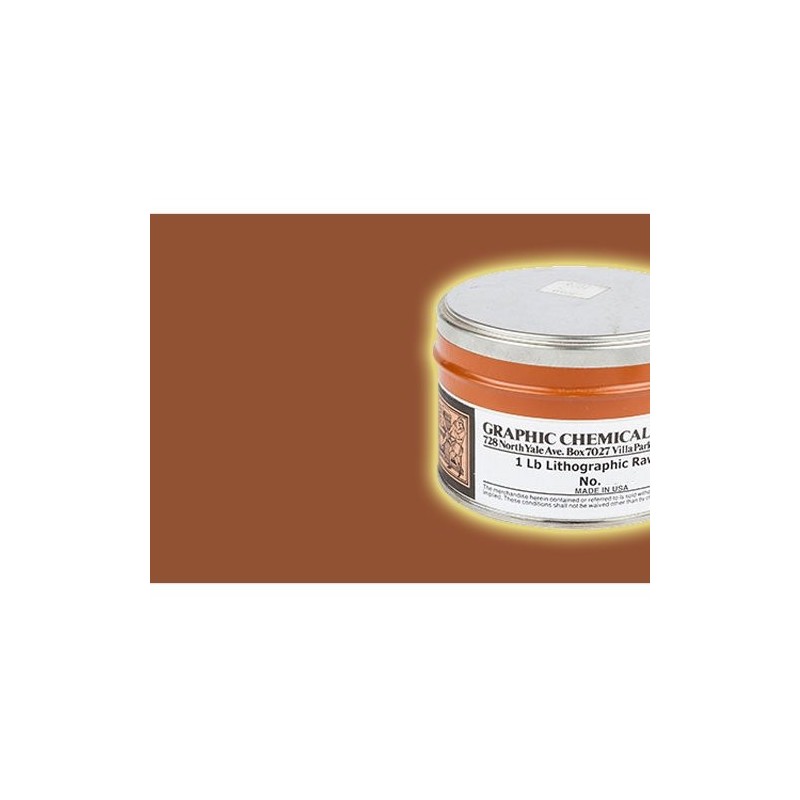 Litho Ink Graphic Chemical, Raw Sienna, lata 450 ml.