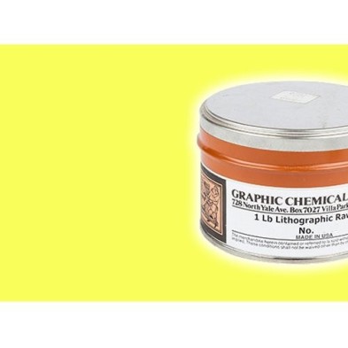 Litho Ink Graphic Chemical, Lemon Yellow, lata 450 ml.
