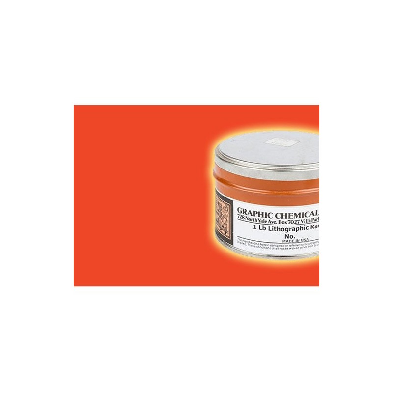 Litho Ink Graphic Chemical, Litographic Orange, lata 450 ml.