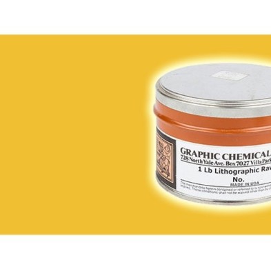 Litho Ink Graphic Chemical, Golden Yellow, lata 450 ml.