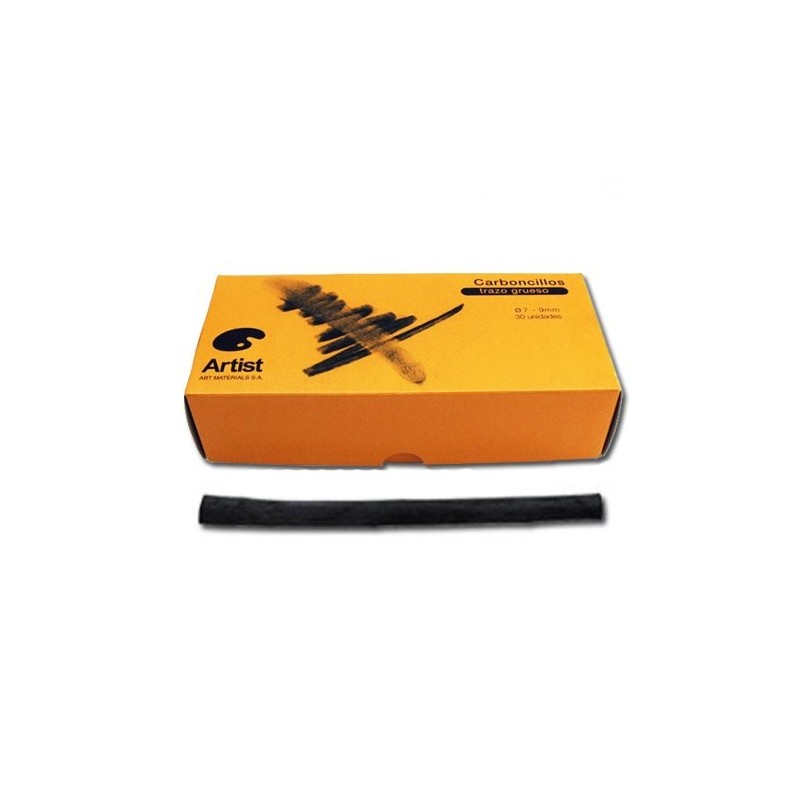 Fine art shop - \nCharcoals thick, 7-9 mm, box 30 units. | totenart.com