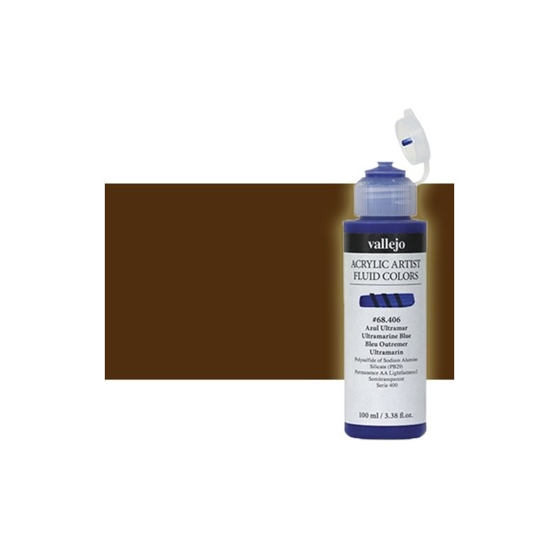  Fine art shop - Acrylic Fluid Vallejo 308, raw umber, 100 ml. | totenart.com