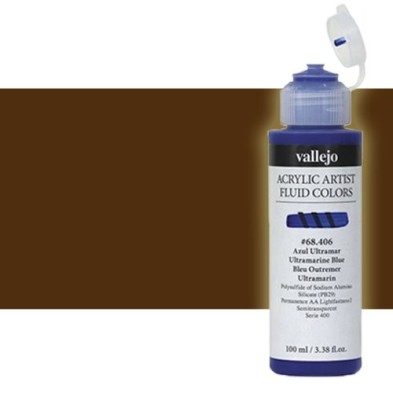  Fine art shop - Acrylic Fluid Vallejo 308, raw umber, 100 ml. | totenart.com