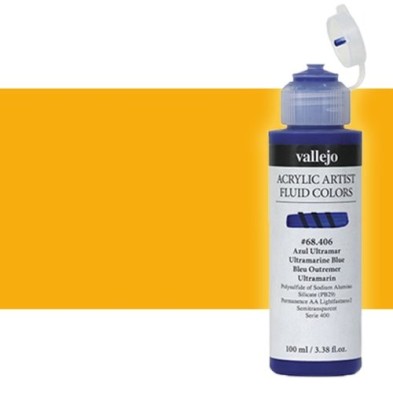  Fine art shop - Acrylic Fluid Vallejo 414, transparent orange, 100 ml. | totenart.com