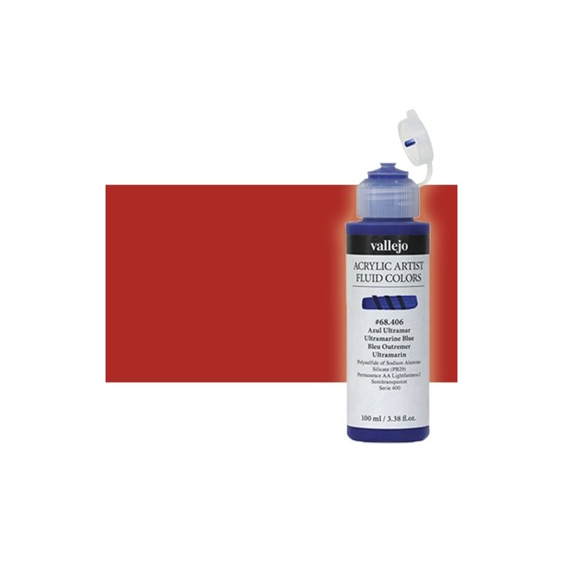  Fine art shop - Acrylic Fluid Vallejo 824, quinacridone burnt orange, 100 ml. | totenart.com