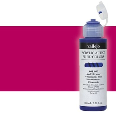  Fine art shop - Acrylic Fluid Vallejo 606, quinacridone red magenta, 100 ml. | totenart.com