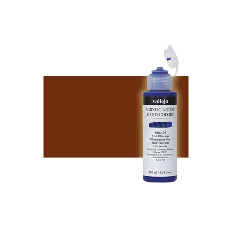  Fine art shop - Acrylic Fluid Vallejo 311, burnt sienna, 100 ml. | totenart.com
