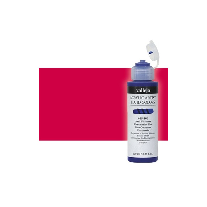  Fine art shop - Acrylic Fluid Vallejo 402, naphthol crimson, 100 ml. | totenart.com