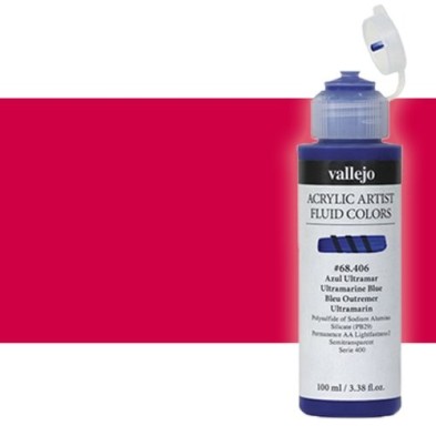 Fine art shop - Acrylic Fluid Vallejo 402, naphthol crimson, 100 ml. | totenart.com