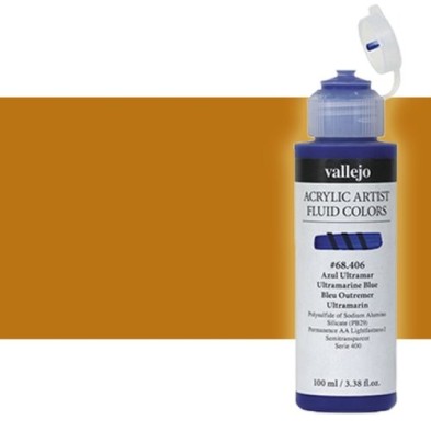  Fine art shop - Acrylic Fluid Vallejo 424, transoxide yellow, 100 ml. | totenart.com