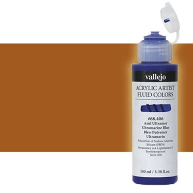 Fine art shop - Acrylic Fluid Vallejo 310, raw sienna, 100 ml. | totenart.com