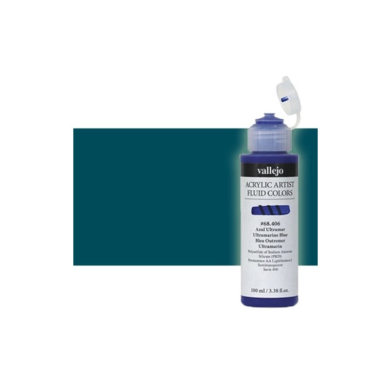  Fine art shop - Acrylic Fluid Vallejo 412, payne´s grey, 100 ml. | totenart.com