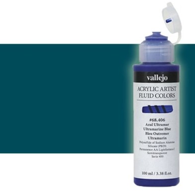  Fine art shop - Acrylic Fluid Vallejo 412, payne´s grey, 100 ml. | totenart.com