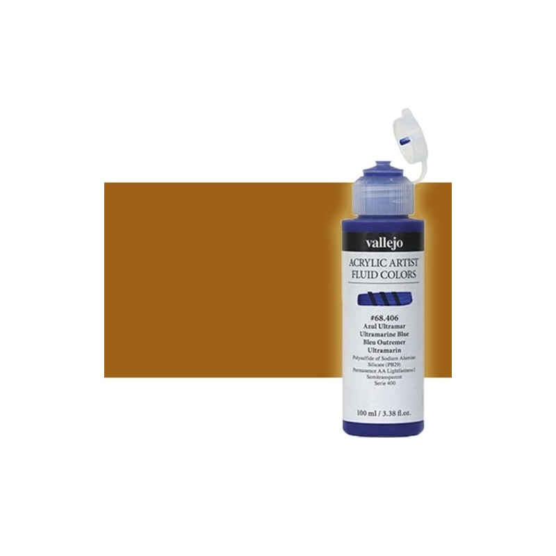  Fine art shop - Acrylic Fluid Vallejo 820, nickel azo yellow, 100 ml. | totenart.com