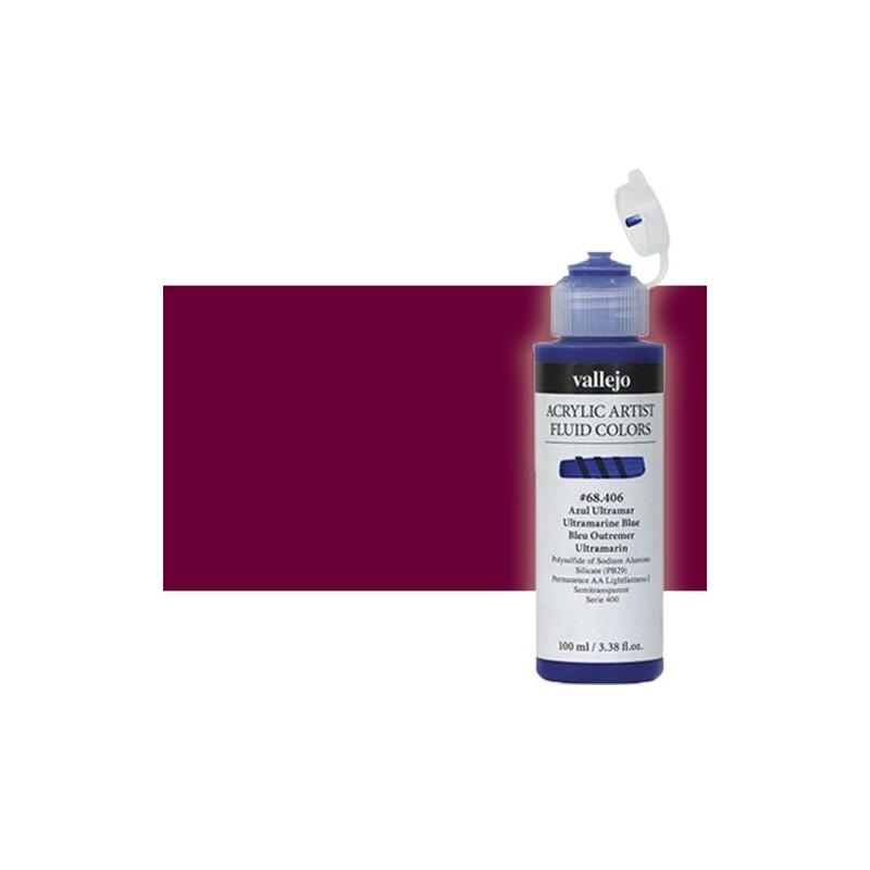  Fine art shop - Acrylic Fluid Vallejo 810, quinacridone violet, 100 ml. | totenart.com