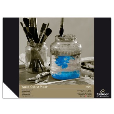  Fine art shop - Rembrandt Watercolor block 200 gr, 13,5x18, 20 sheets, medium grain | totenart.com