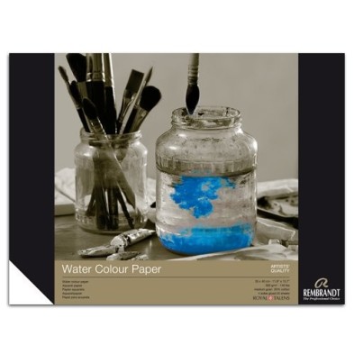  Fine art shop - Rembrandt Watercolor block 300 gr, 30x40, 20 sheets, medium grain | totenart.com