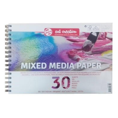  Fine art shop - Art Creation Mixed techniques block 250 gr, 30 sheets (A3) | totenart.com