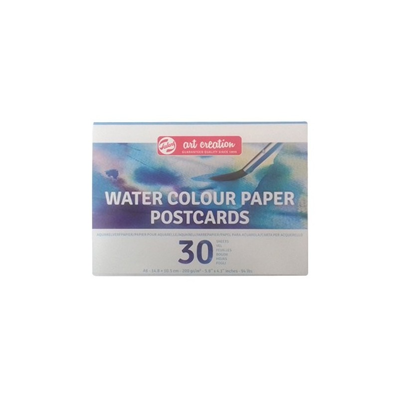  Fine art shop - Water color paper postcards Art Creation 200 gr, 30 sheets (A6) | totenart.com