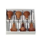 Fine art shop - Case with 6 Xylography Gouges -C- Pfeil | totenart.com