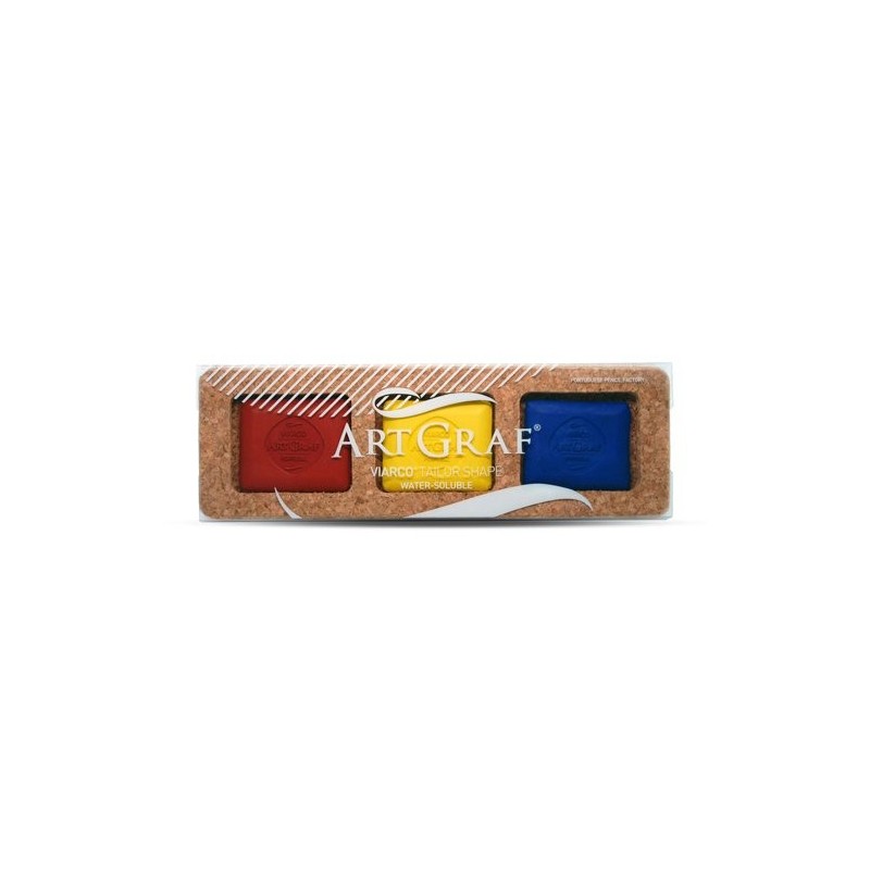 Fine art shop - ART GRAF Tailor Shape Cork Box 3 primary colors | totenart.com