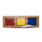 Fine art shop - ART GRAF Tailor Shape Cork Box 3 primary colors | totenart.com