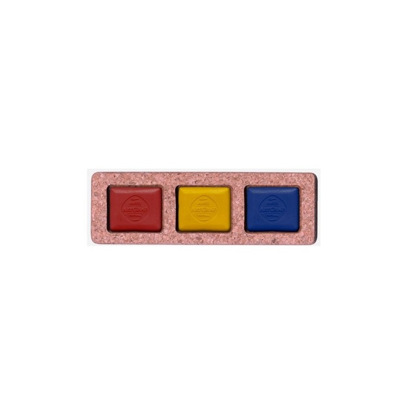 Fine art shop - ART GRAF Tailor Shape Cork Box 3 primary colors | totenart.com