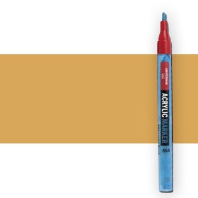 Fine art shop - Acrylic Marker Amsterdam color Light Gold 802 (2 mm.) | totenart.com