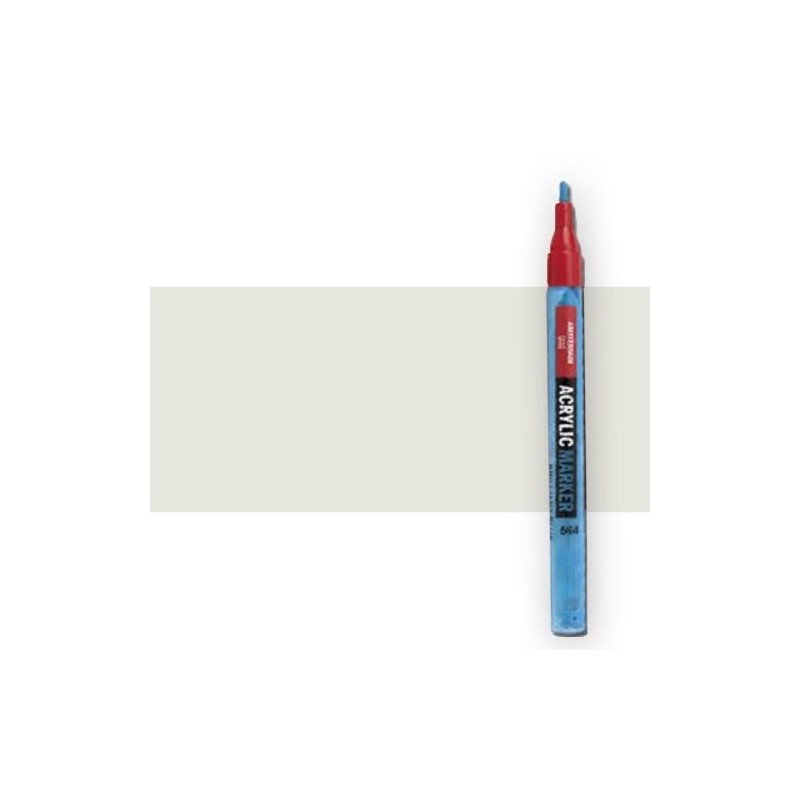Fine art shop - Acrylic Marker Amsterdam color Silver 800 (2 mm.) | totenart.com