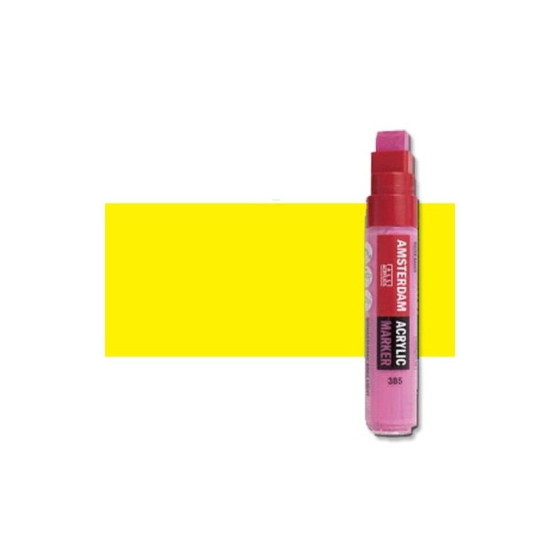 Fine art shop - Acrylic Marker Amsterdam color Primary Yellow 275 (15mm.) | totenart.com