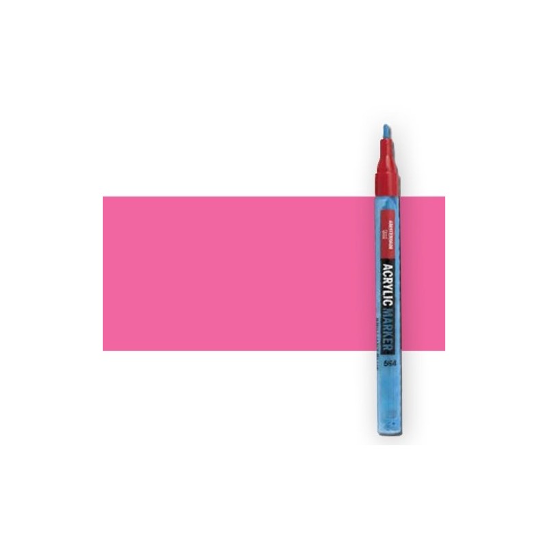Fine art shop - Acrylic Marker Amsterdam color Reflex Pink 384 (2 mm.) | totenart.com